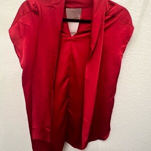 Keyhole Red Women's Top